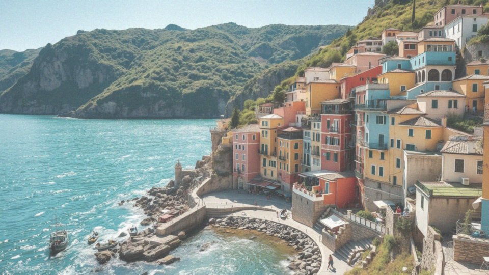 Czym charakteryzuje się Riomaggiore i jego plaża?