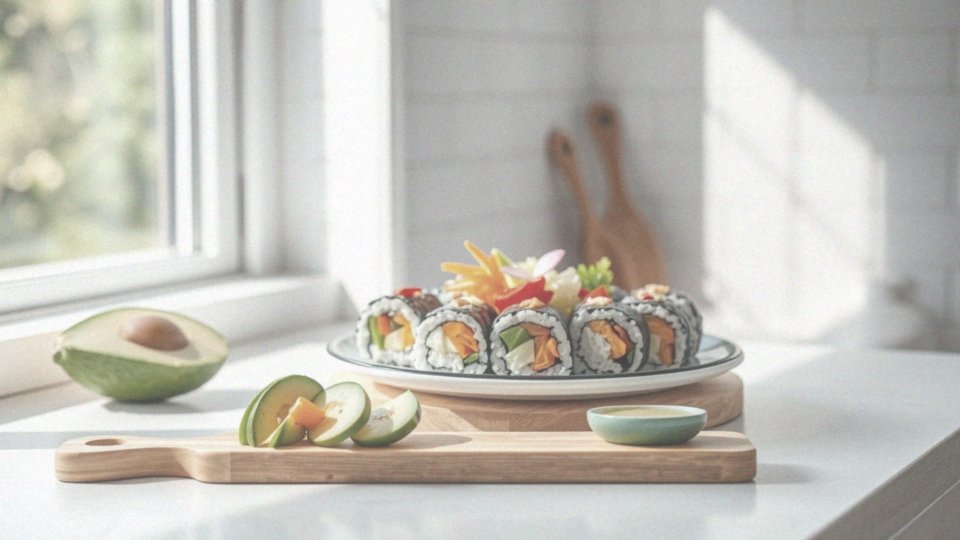 Jakie warzywa można dodać do sushi bez surowej ryby?