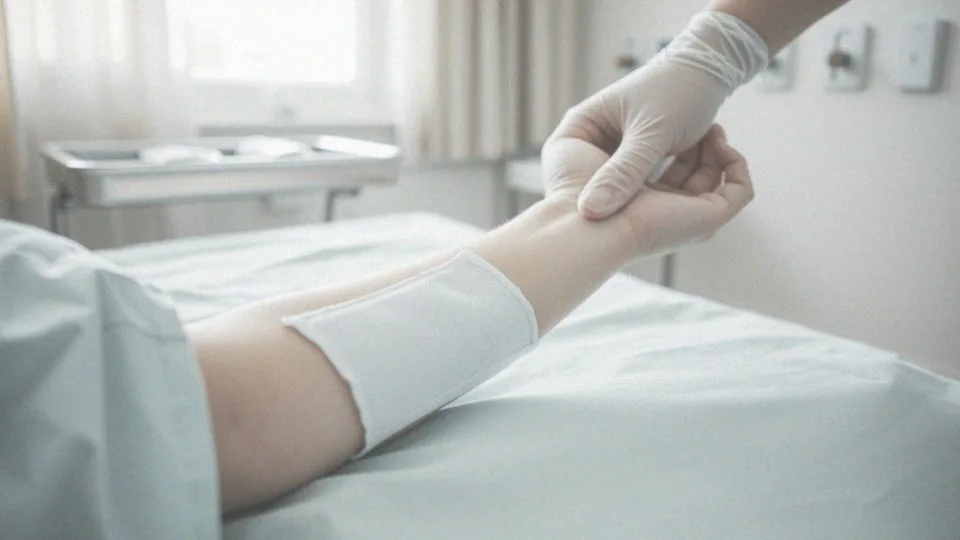 Dlaczego uciskanie miejsca po wyjęciu wenflonu jest istotne?