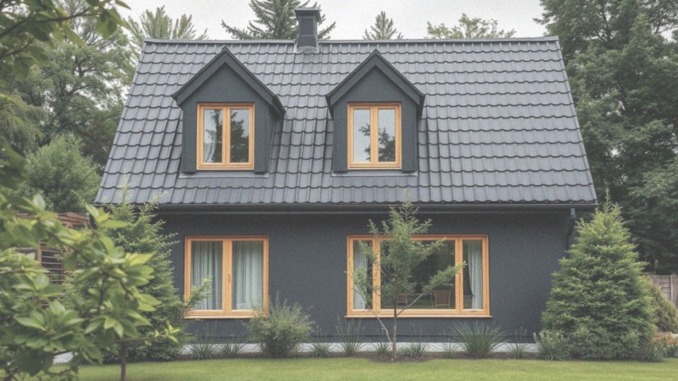 Czarny dach i okna Winchester – jak połączyć te elementy?
